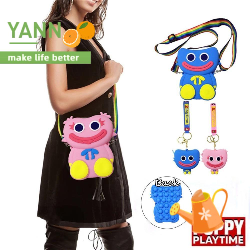 Túi Đeo Vai Đựng Đồ Chơi Thời Trang Màu Xanh Dương Giảm Căng Thẳng Kiểu Poppy Play Màu Hồng/Xanh Dương Làm Quà Tặng Thời Trang Cho Người Hâm Mộ