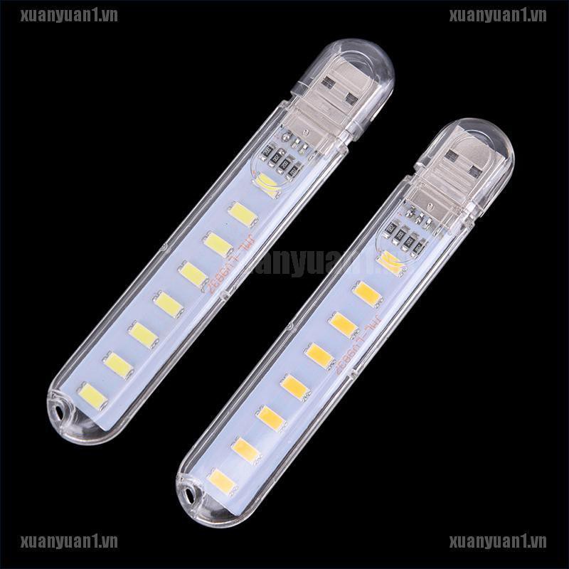 [XUANYUAN1] Nguồn Di Động Mini 5V 8 LED USB Dành Cho Máy Tính