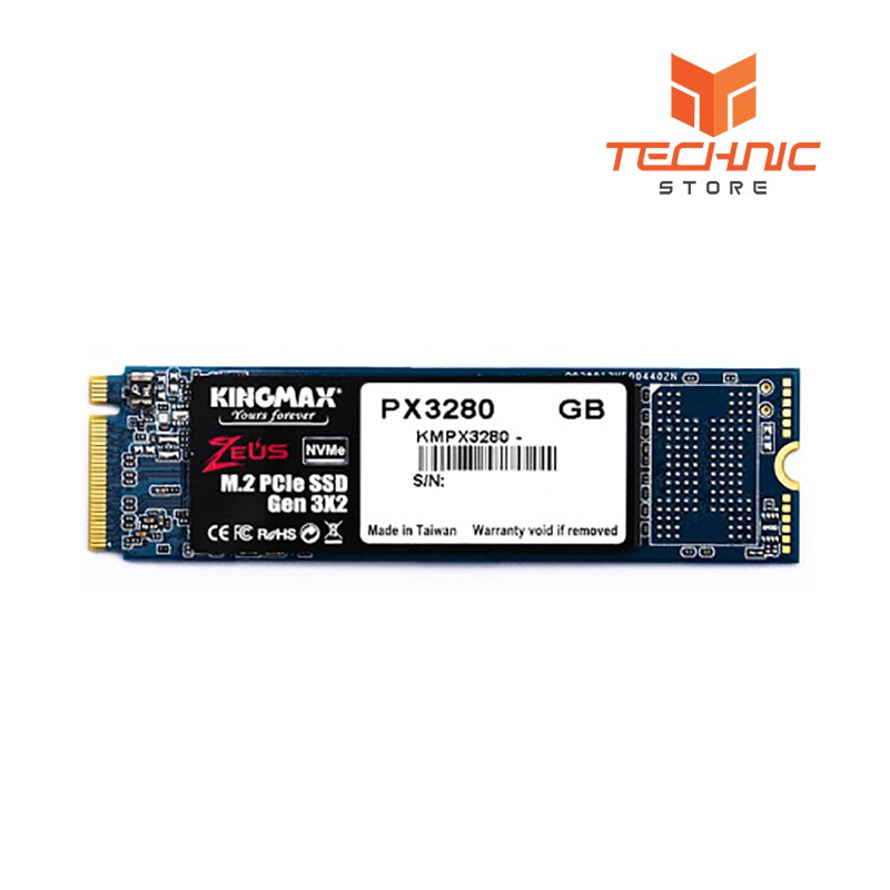 Ổ cứng SSD Kingmax PX3280 PCIe Gen3x2 M.2 2280 NVMe