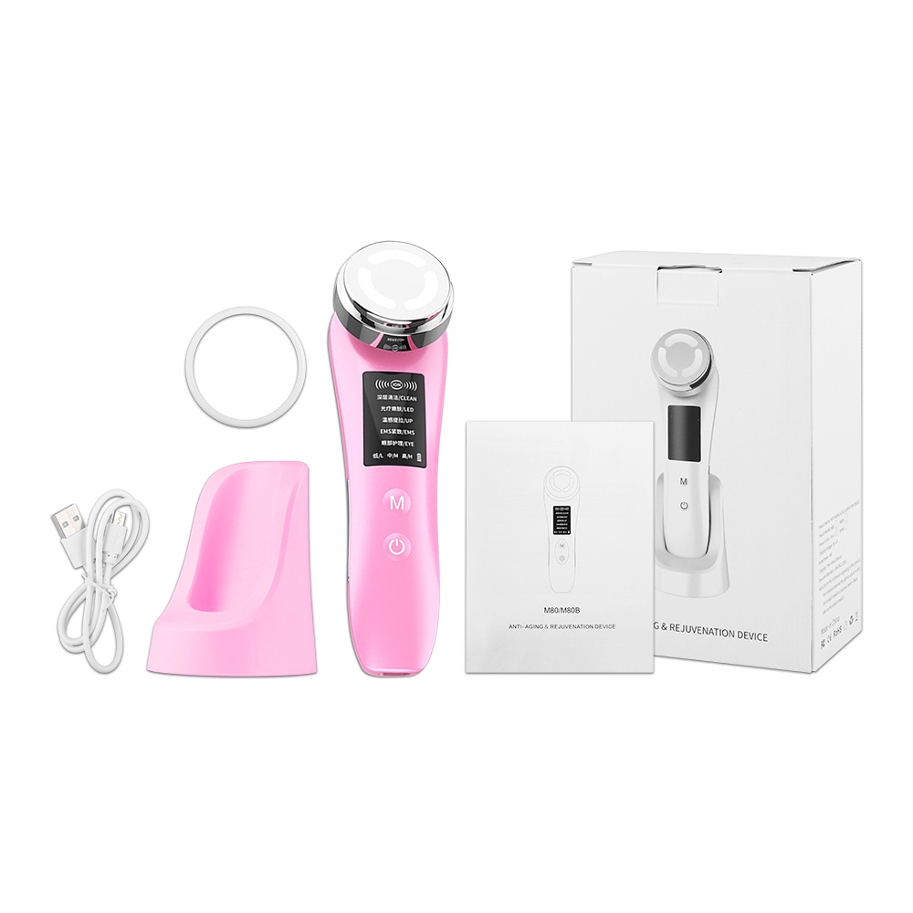 Máy massage SUOLAER hỗ trợ nâng cơ mặt 7 trong 1 RF có đèn LED photon