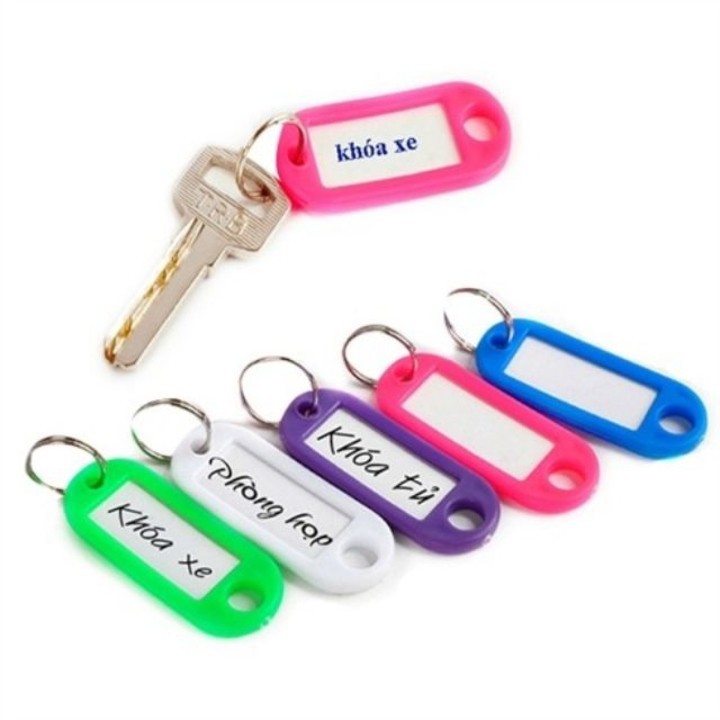 Móc chìa khóa có ghi chú