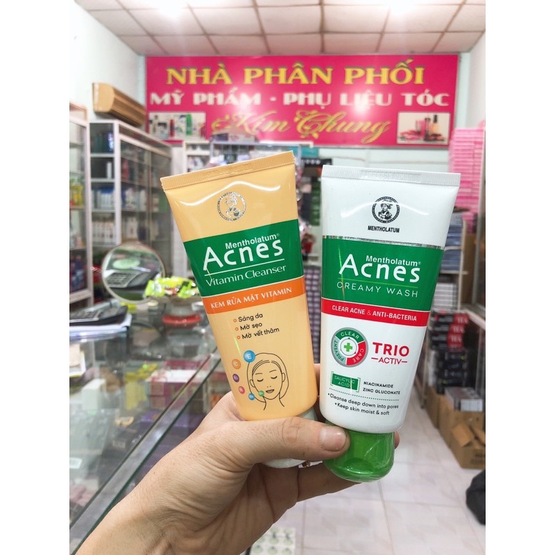 Sữa rửa mặt Acnes ngừa mụn, sạch nhờn, sáng da (50g, 100g)