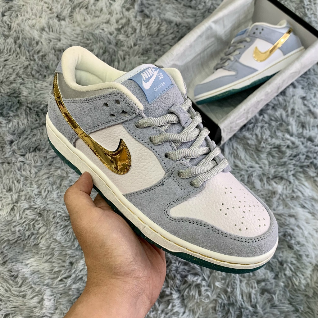 (SIÊU PHẨM) GIÀY THỂ THAO SNEAKER JD SB DUNK SEAN CLIVER XANH VỆT VÀNG ẢNH THẬT +FREESHIP