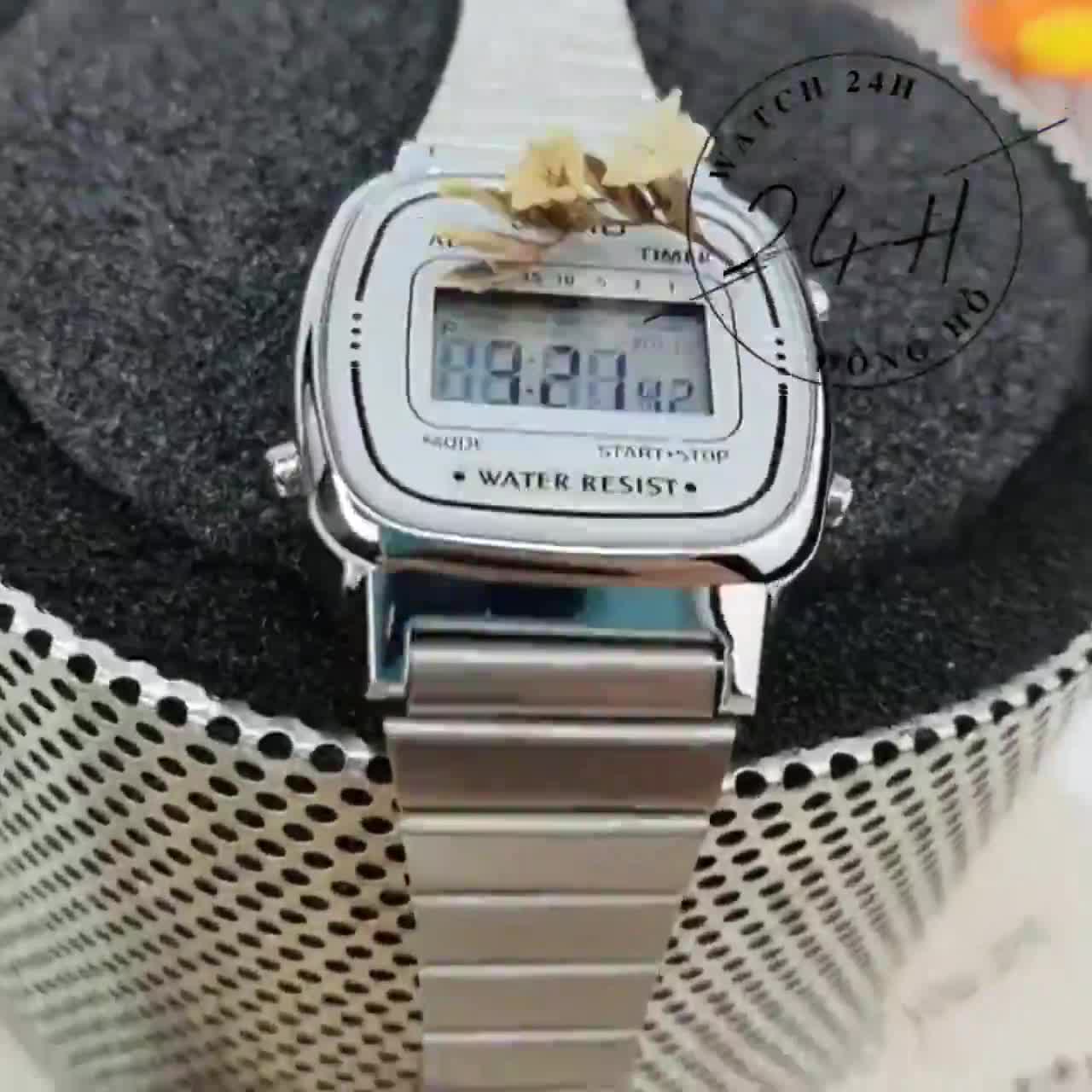 Đồng hồ nữ DVV38 dây thép không gỉ sáng bóng, size mini cực xinh cho các nàng thơ | BigBuy360 - bigbuy360.vn