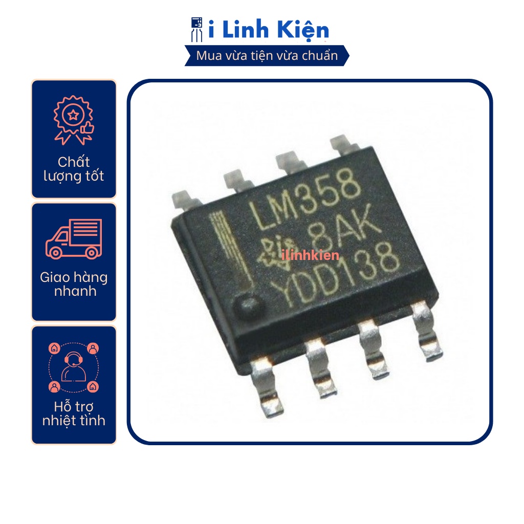 LM393 LM393DR LM393P Ic khuyếch đại thuật toán.