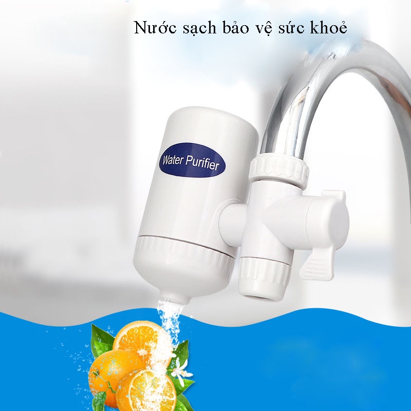 Vòi lọc nước trực tiếp - Đầu lọc nước tại vòi Water Purifier lọc siêu sạch loại bỏ cặn bẩn, rỉ sét, vi khuẩn