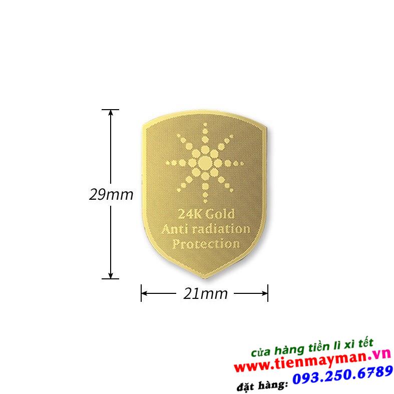 [TOPIC RẺ NHẤT] Chip Ngăn Bức Xạ Điện Từ Hàn Quốc 24K Gold Miếng Dán Điện Thoại Chống Bức Xạ Có Hại Với Con Người