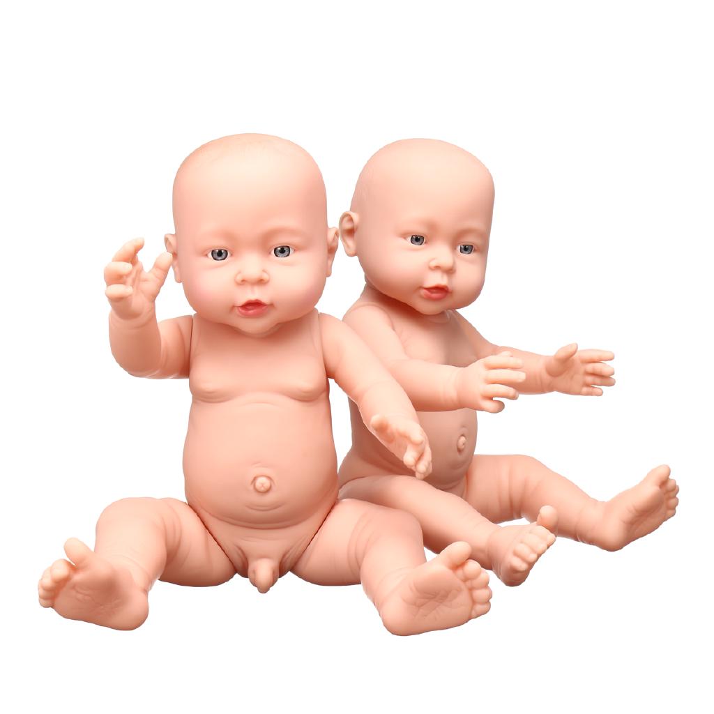 Búp bê trai gái sơ sinh 16inch bằng silicone đồ chơi cho bé