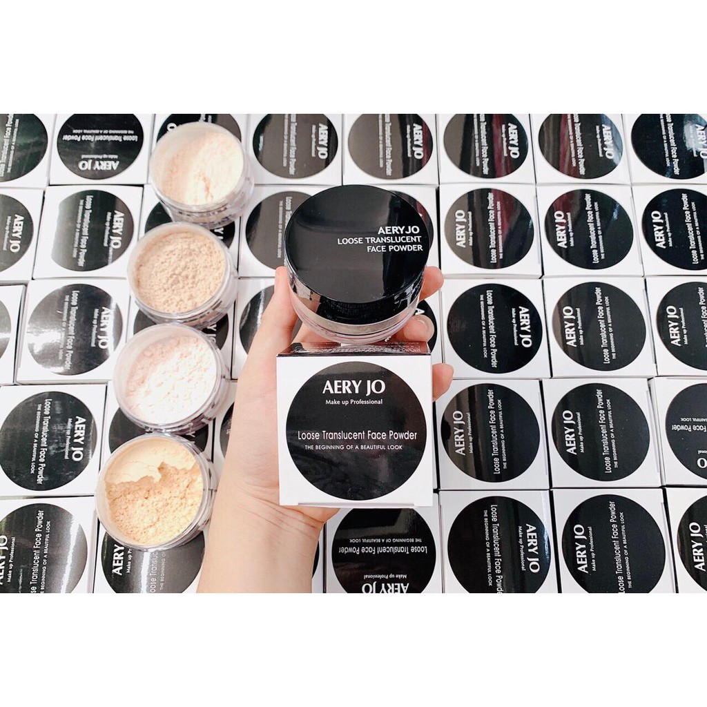 Phấn Phủ Bột Siêu Mịn AERY JO Loose Translucent Face Powder 20G [01 - 02 - 13 - 19 - 16]