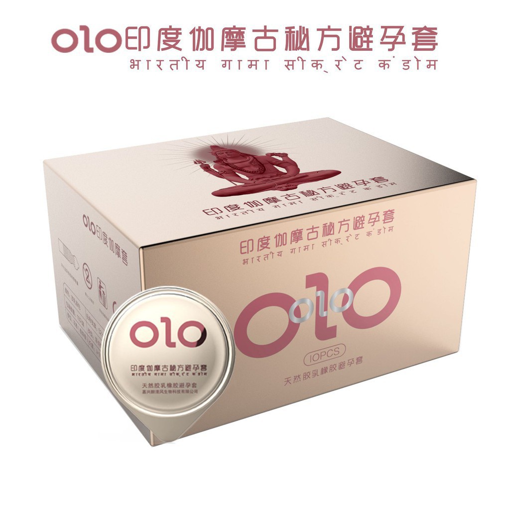 Bao cao su OLO gân gai siêu mỏng kéo dài thời gian - Hộp 10c