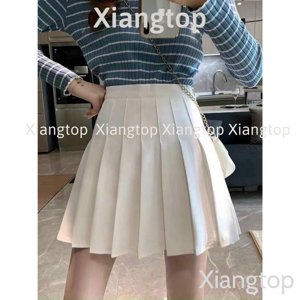 Chân váy tenis màu Tây hot Chân váy xếp li dáng xoè kaca CV0001 aosomicongsothietke