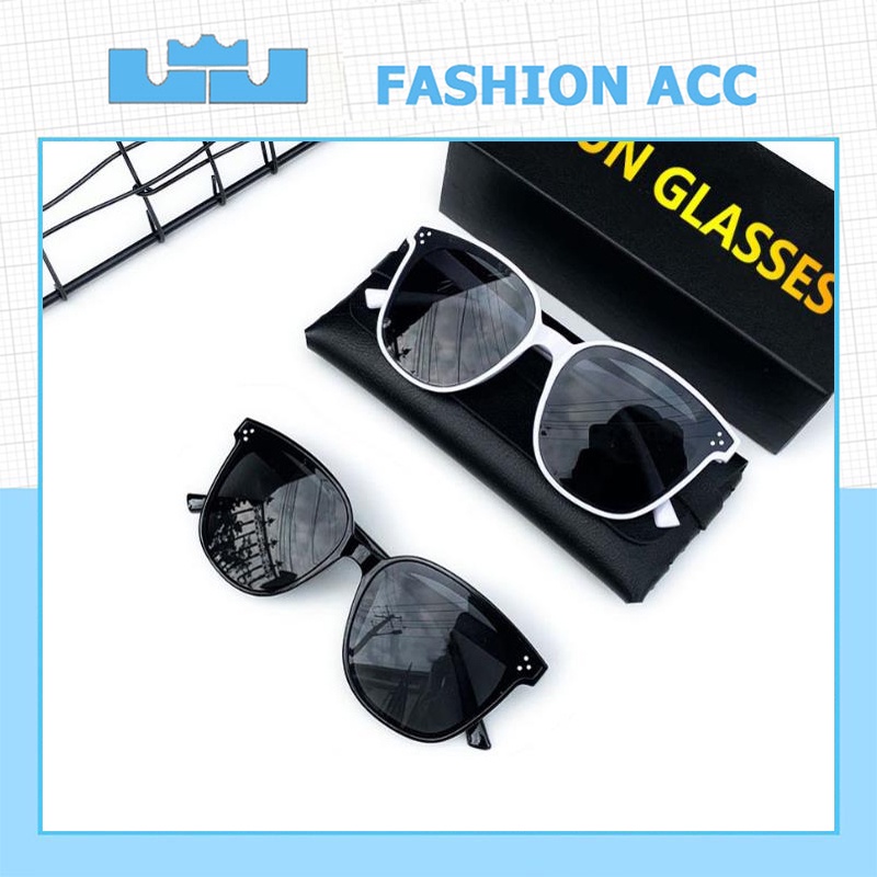 Kính Mát Gọng Vuông Chống Tia UV Thời Trang Hàn Quốc Cho Nữ