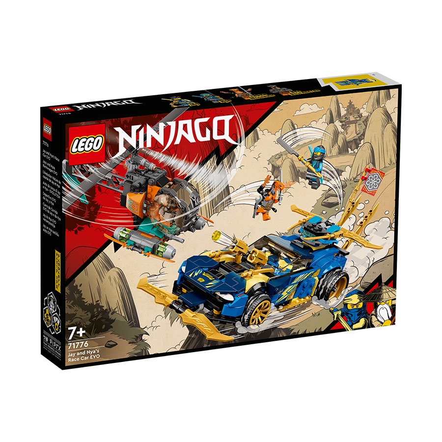 Đồ Chơi LEGO NINJAGO Xe Đua Tốc Độ Của Jay &amp; Nya 71776
