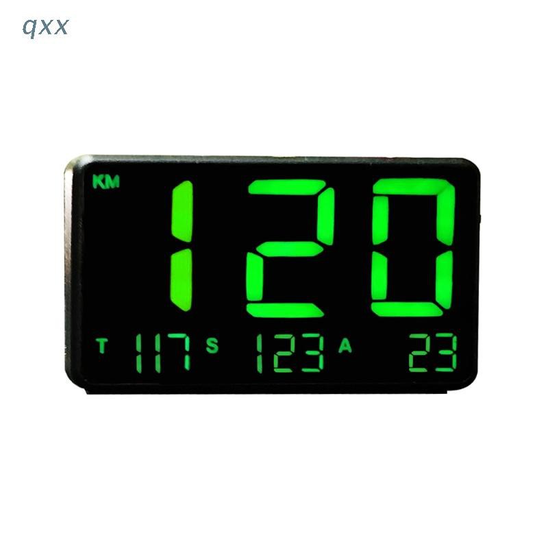 [qxx] C80 Digital Car HUD Head Up Display GPS Speedometer Speed Meter Overspeed Warning Altitude Display For Car Trucks Motorcycle Head Up Display Car