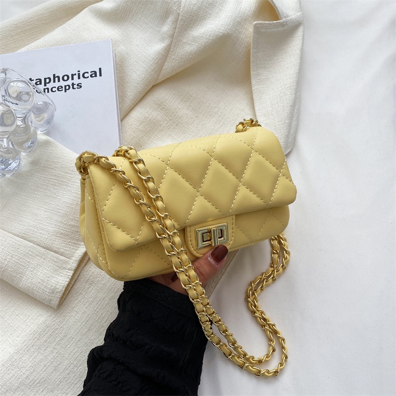 Túi Đeo Chéo Vai Thêu Họa Tiết Dây Xích Thời Trang Mùa Hè Hàng Mới Dành Cho Bạn Nữ 2022