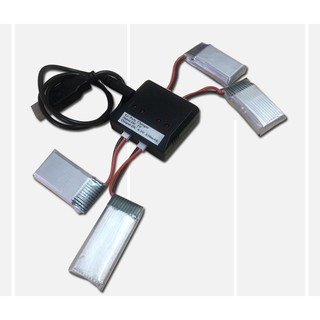 Sạc pin USB cho pin 1s (3.7v) sạc cùng lúc tối đa 4 pin