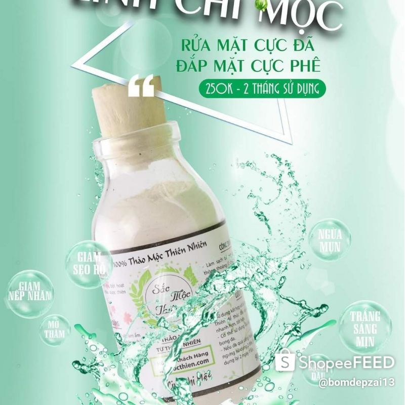 Sắc Mộc Thiên -Linh Chi Bột (sỉ 3 chai)