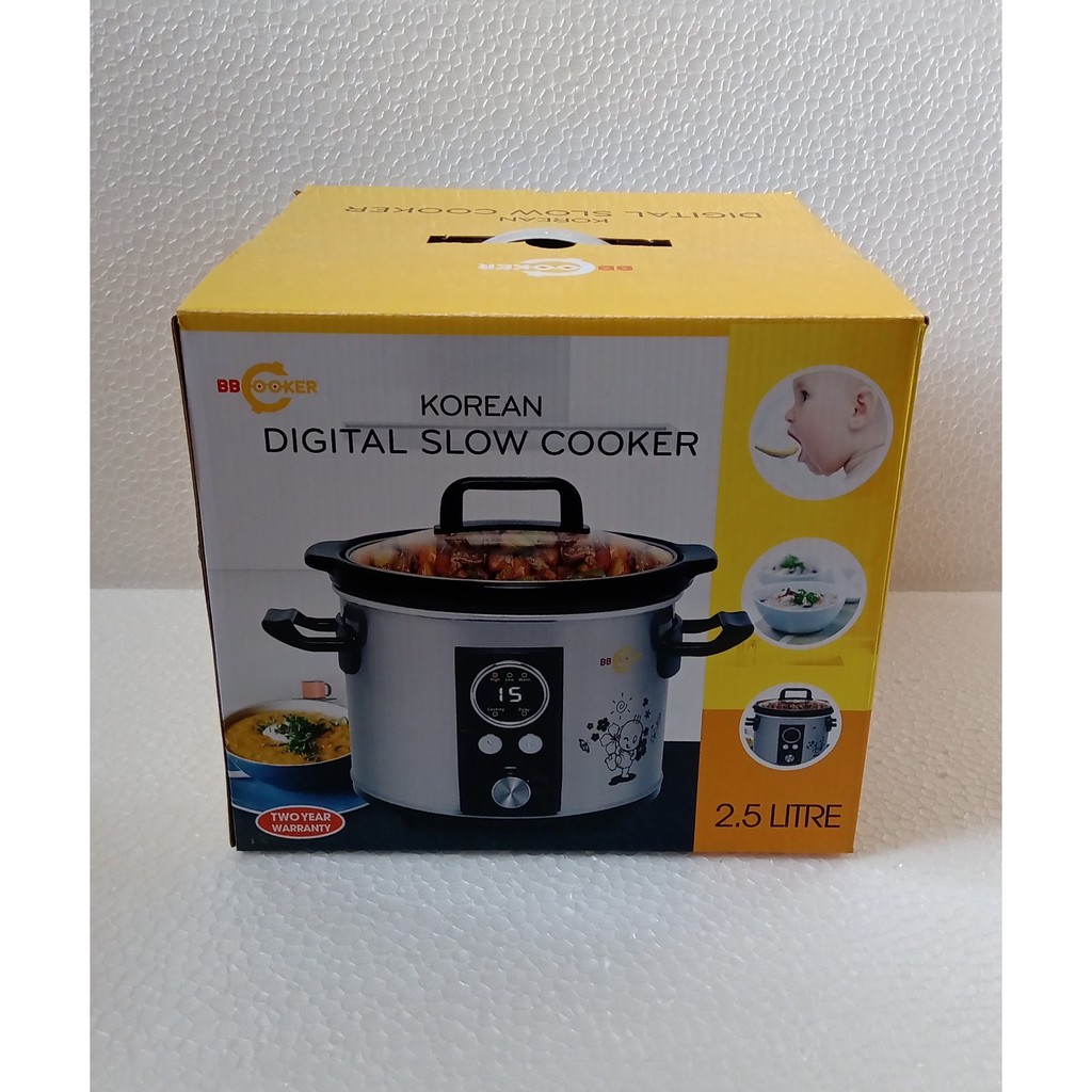 Nồi hầm chậm nấu cháo điện tử tự động cho bé 2.5L Bbcooker DS25