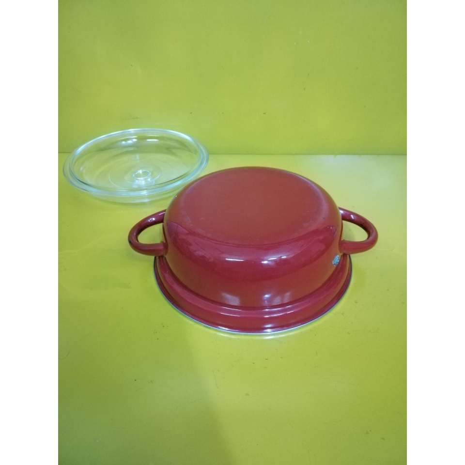 Nồi men chống dính nội địa Nhật, size 23cm, cao 8cm (mã 717), Dùng được bếp từ