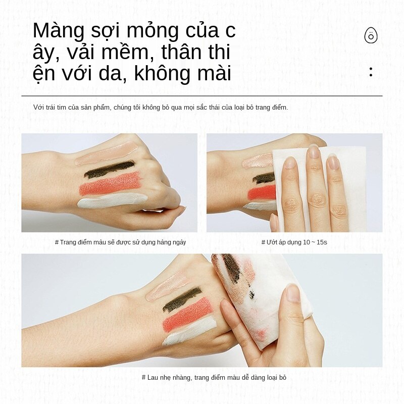 [Hàng mới về] Khăn Tẩy Trang Bioaoua Chiết Xuất Bơ Dưỡng Ẩm Kiềm Dầu Làm Sạch Da | BigBuy360 - bigbuy360.vn