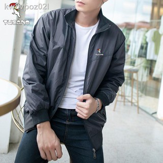 ♣☍Chim gõ kiến ​​2021 mùa xuân và mùa thu quần áo mới áo khoác nam quần áo giản dị cộng với kích thước áo khoác thể thao