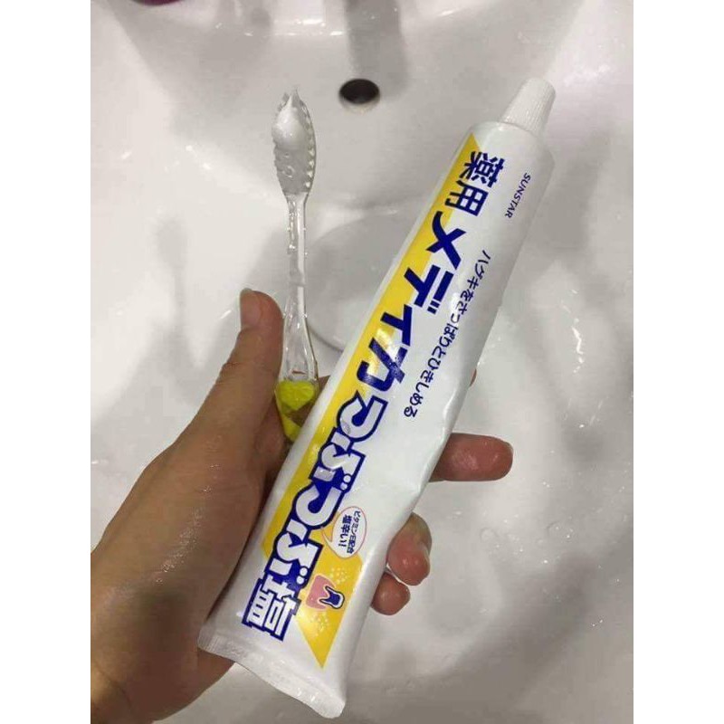 Kem đánh răng muối Sunstar  Nhật Bản 170g nướu khỏe răng trắng khử mùi hôi