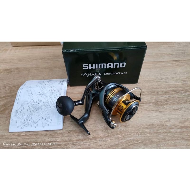 Máy Câu Cá Shimano 2022 Sahara C5000XG - Máy Đứng