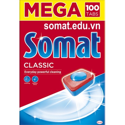 Viên rửa bát Somat 100 viên nhập khẩu từ đức rẻ vô địch