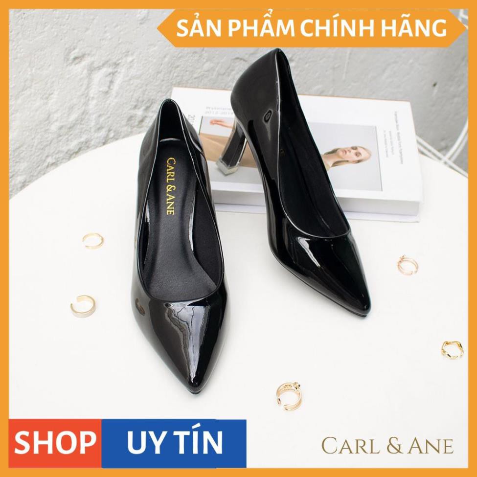 Carl & Ane - Giày cao gót thời trang mũi nhọn kiểu dáng cơ bản cao 7cm màu trắng _ EP006 | BigBuy360 - bigbuy360.vn