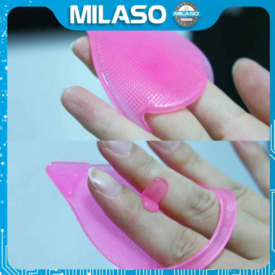 Bộ 2 miếng rửa mặt, mũi và trị mụn đầu đen silicon Facial Cleansing Pad