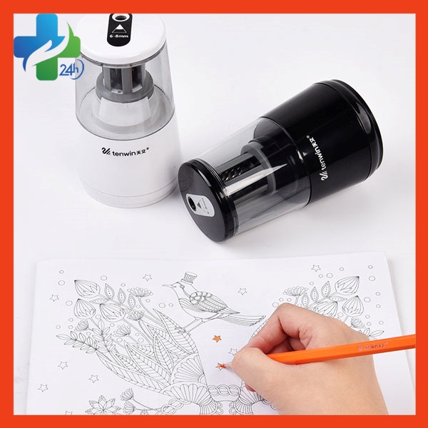 Máy Gọt Bút Chì, Máy Chuốt Bút Chì Tự Động Dùng Pin và Sạc Điện