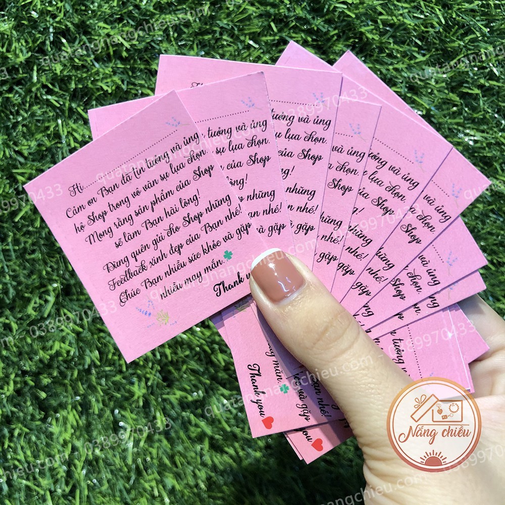 Thiệp cảm ơn khách hàng, danh thiếp, cardv visit, name card in theo yêu cầu của khách hàng, đa dạng mẫu mã cho kháchchọn