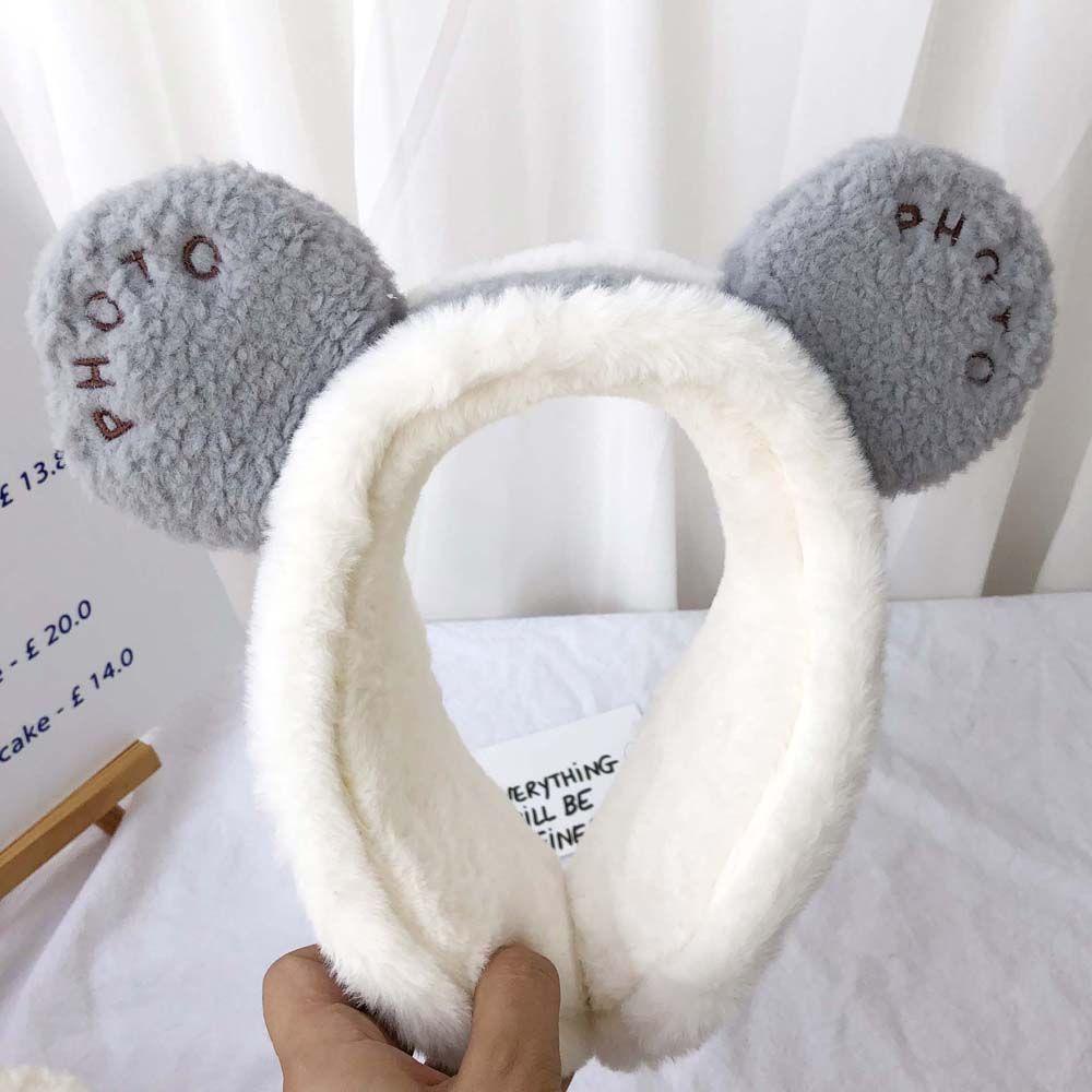 Anemone Đệm Tai Nghe Mềm Mại Họa Tiết Hoạt Hình Dễ Thương Bảo Vệ Lạnh Cho Nữ