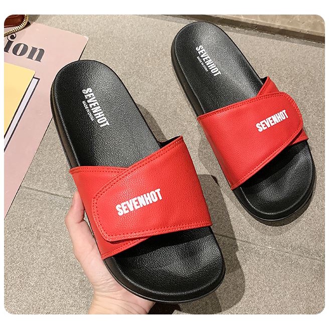 Dép quai ngang cặp đôi nam nữ giả da ulzzang - US684