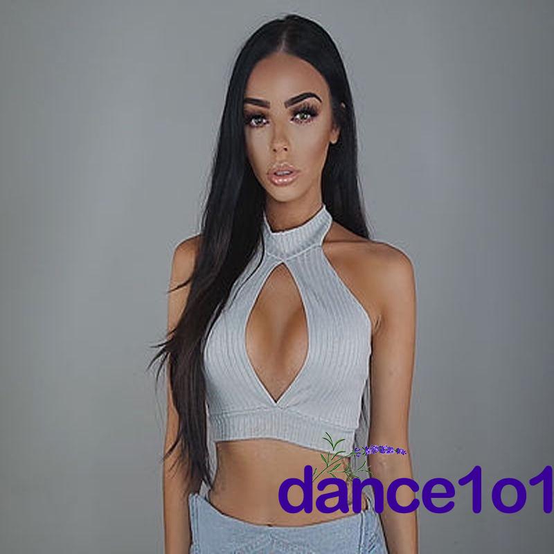 Áo crop top sát nách thời trang