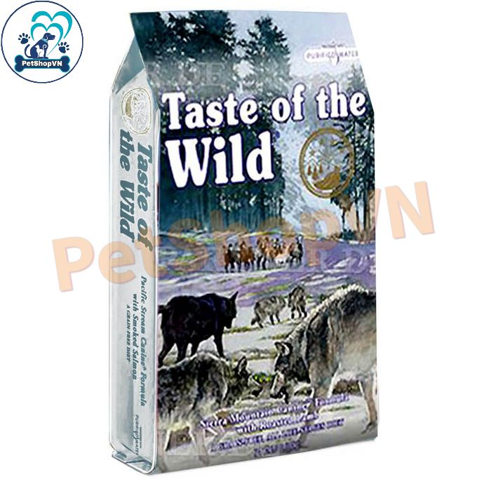 Thức Ăn Cho Chó Hạt TASTE OF THE WILD SIERRA MOUNTAIN Túi 170G Vị Thịt Cừu Nướng