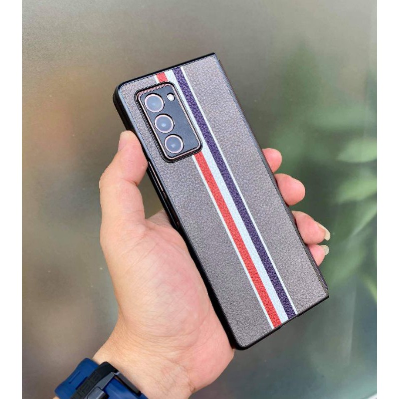 Ốp Da Samsung Leather Cover Thom Browne cho Galaxy Z Fold 2