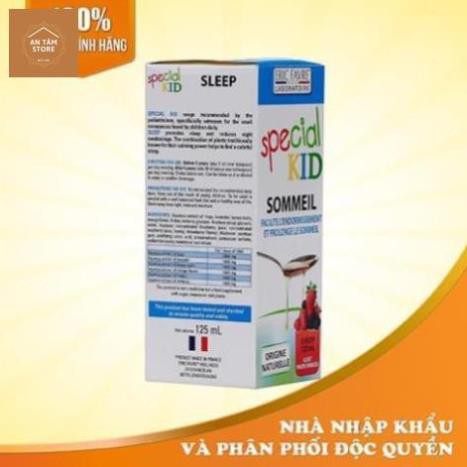 Siro ngủ ngon, giúp trẻ ngủ ngon giấc. hỗ trợ an thần kinh Special Kid Sommeil