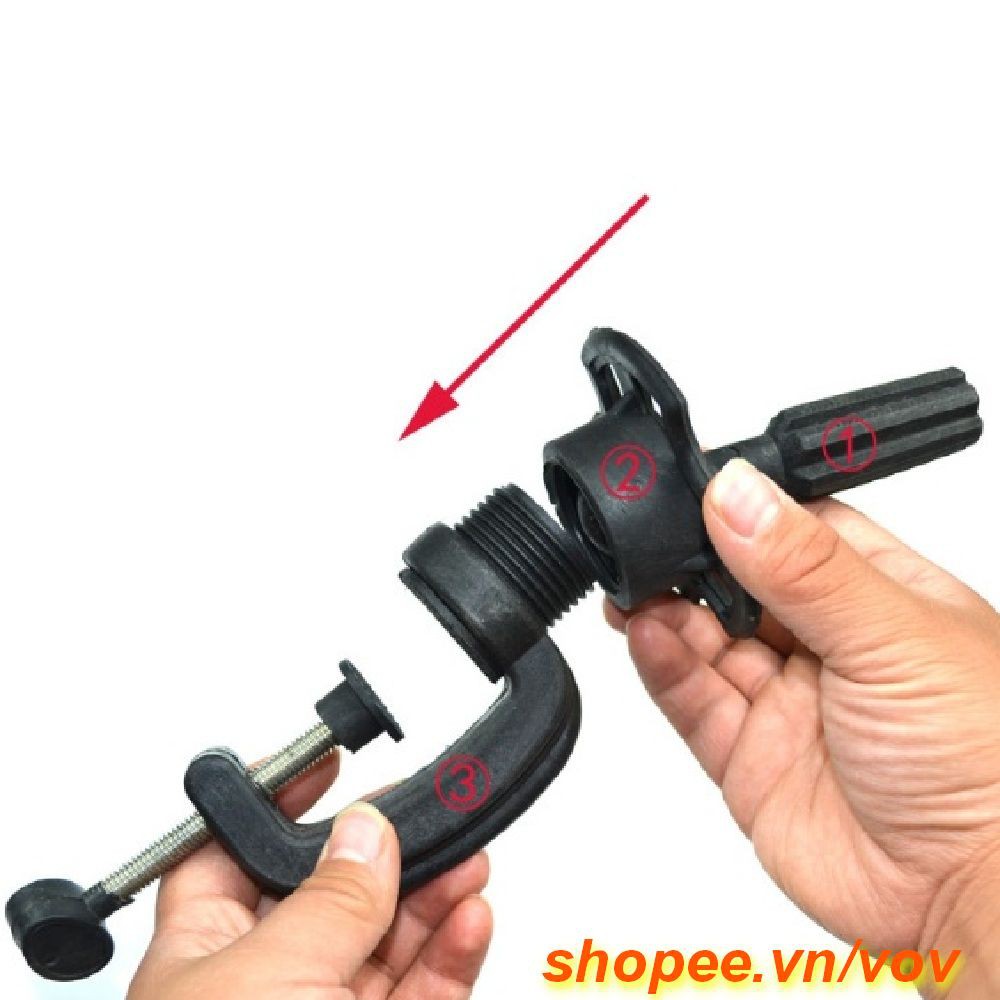 Bộ Kẹp Ê Tô Đầu Ken Manocanh Cho Học Viên Tập Cắt Tóc Chính Hãng.