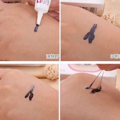 Keo dán mi giả siêu dính đa năng màu trắng đen 7g