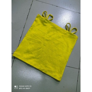 áo 2 dây bún trơn chất thun ôm body