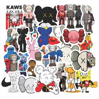 Bộ 100 sticker Kaws dùng để trang trí điện thoại di động/ván trượt/vali không để lại dấu keo - Rinart.vn