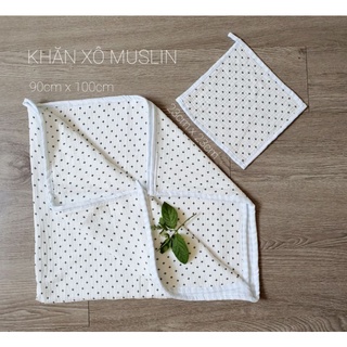 khăn tắm xô muslin