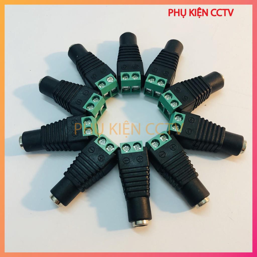 [combo 10c] Jack nguồn DC Âm camera loại Vặn Vít, Đầu nối âm nguồn camera | BigBuy360 - bigbuy360.vn