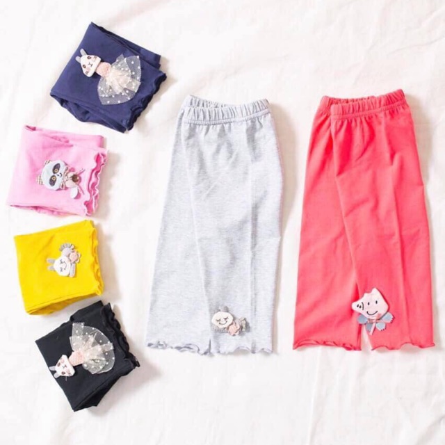 Quần ngố legging cho bé gái