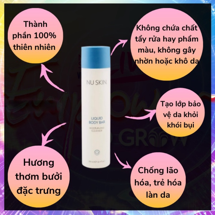 Sữa tắm Nuskin Liquid Body Bar 250ml