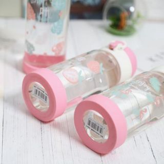 (TẶNG TÚI) BÌNH THỦY TINH NẮP BẬT 480ML