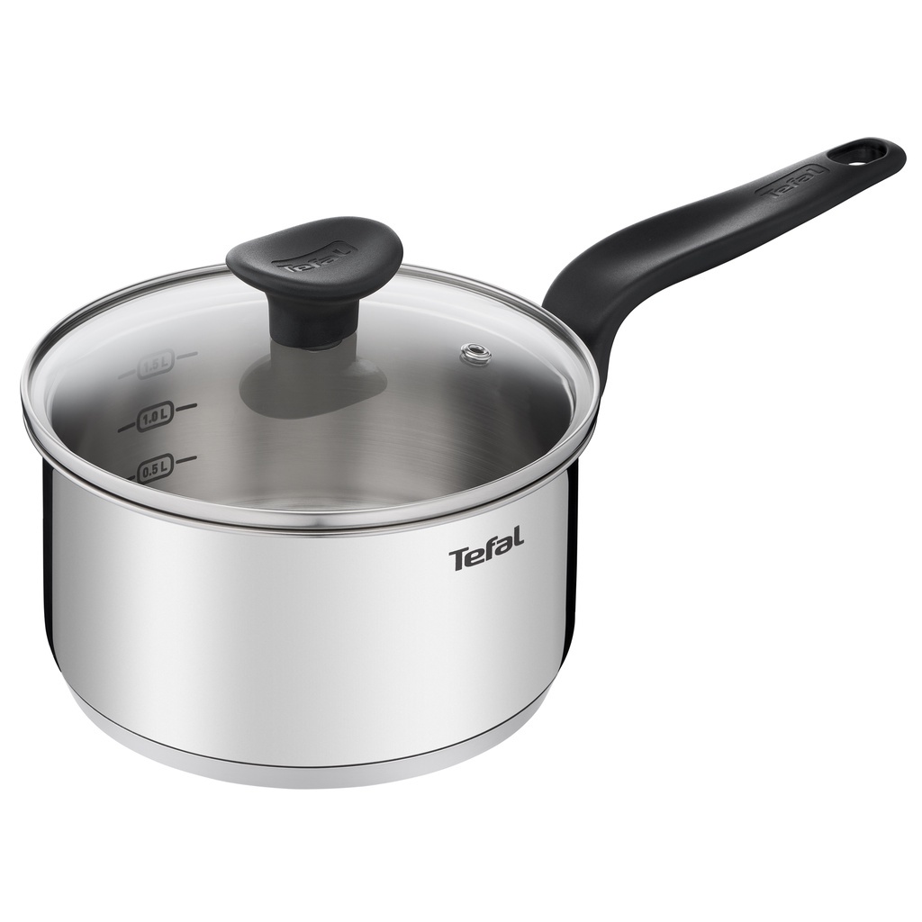 Nồi Cán Dài/Quánh inox Tefal Primary 16CM/18CM -Hàng Chính Hãng - Bảo Hành 24 Tháng