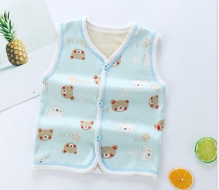 Combo 2 Áo khoác gile nỉ cho bé