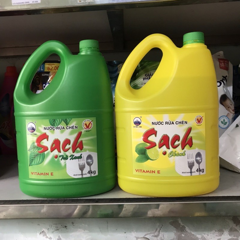 NƯỚC RỬA CHÉN SẠCH 4kg